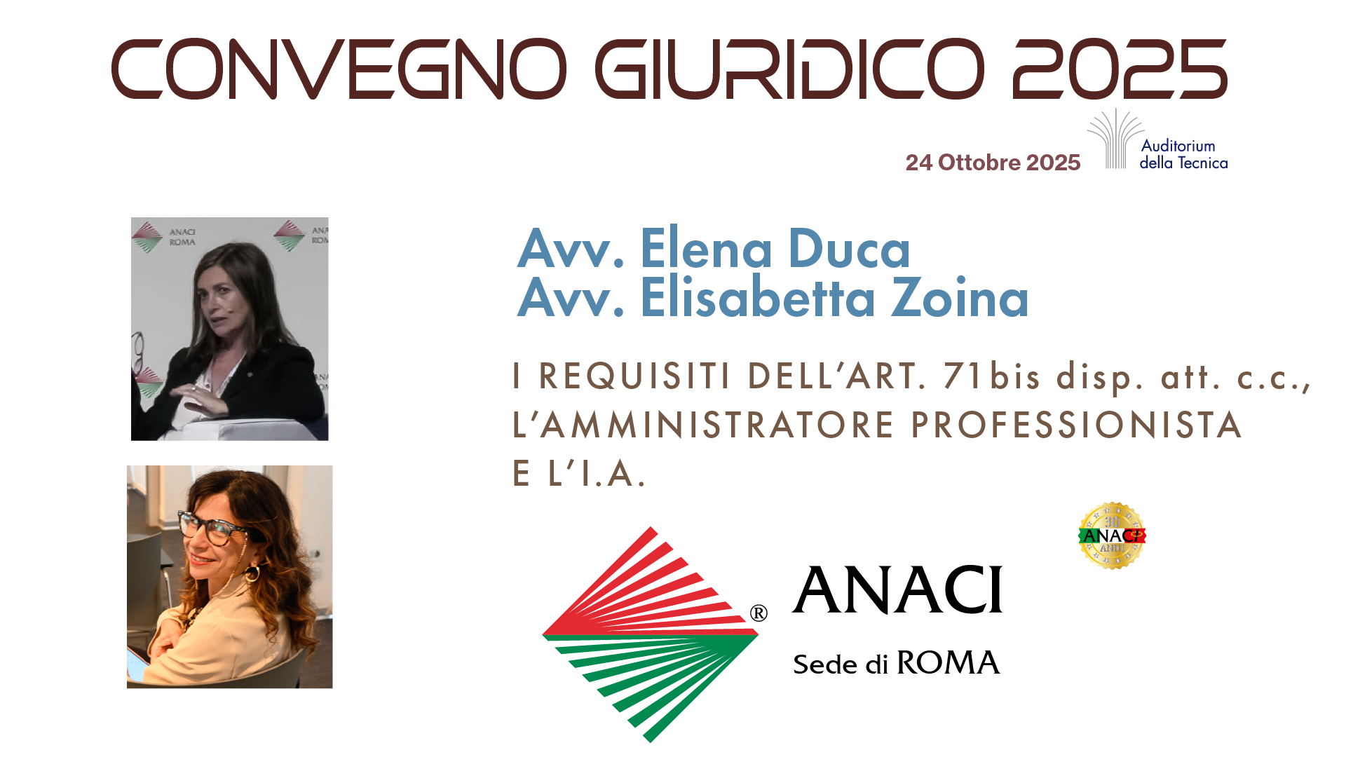 Avv. Elisabetta Zoina, Avv.Elena Duca